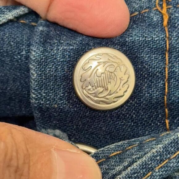 Vintage JCPenney Fashions Wide Leg High Rise Denim Jeans size 10/28" - Picture 7 of 9